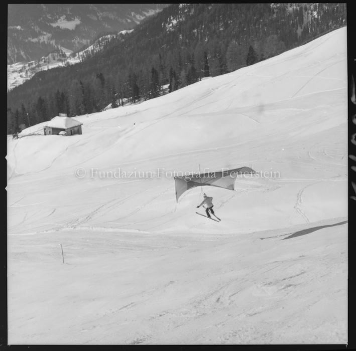 Winter, Drachenflugschule, Bad Scuol-Tarasp-Vulpera