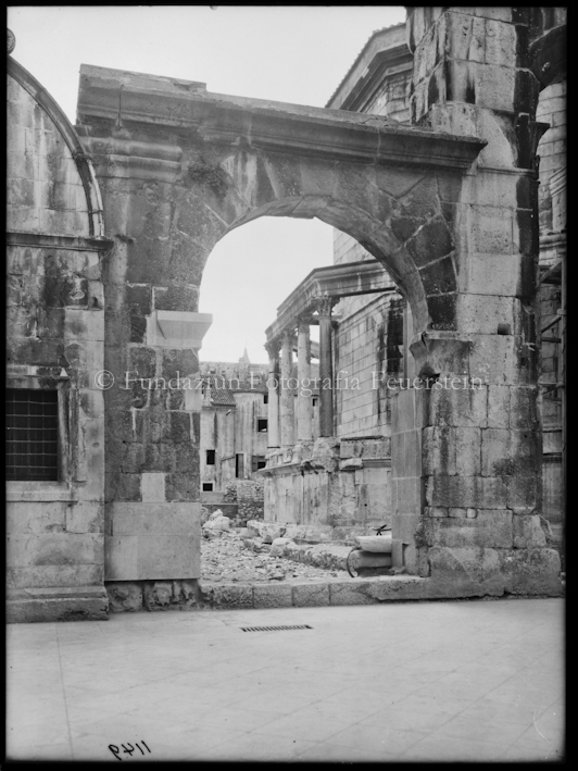 Spalato, Ruine von Palast «Bogen»