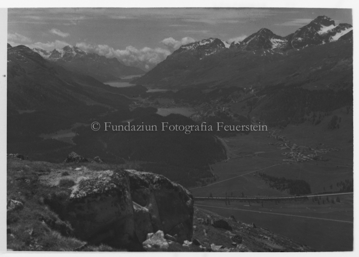 Blick vom Muottas Muragl Richtung St. Moritz