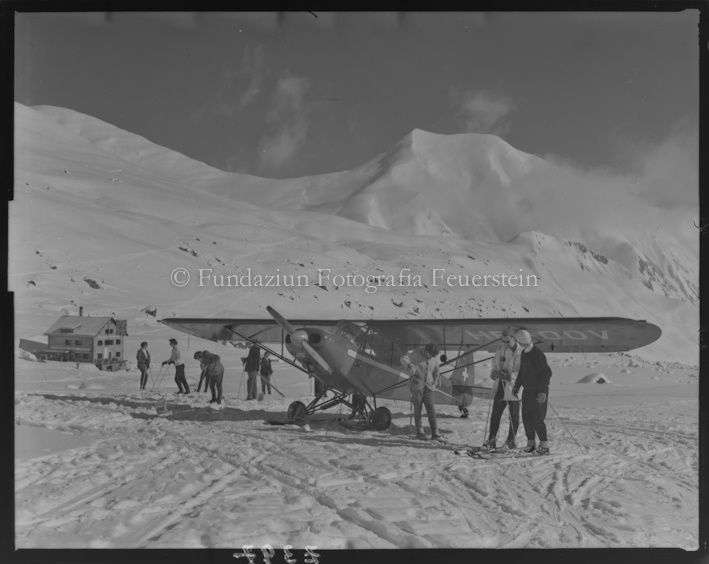 Samnaun, Alp Trida mit Flugzeug