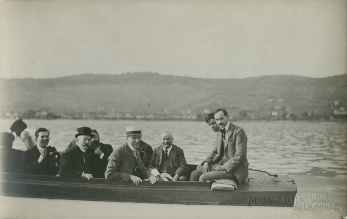 Mitglieder des Schweizer Photographen Vereins auf einem Ausflug, im Rahmen einer Generalversammlung