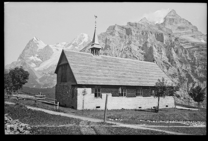 Mürren, Englische Kirche, Eiger, Mönch und Jungfrau