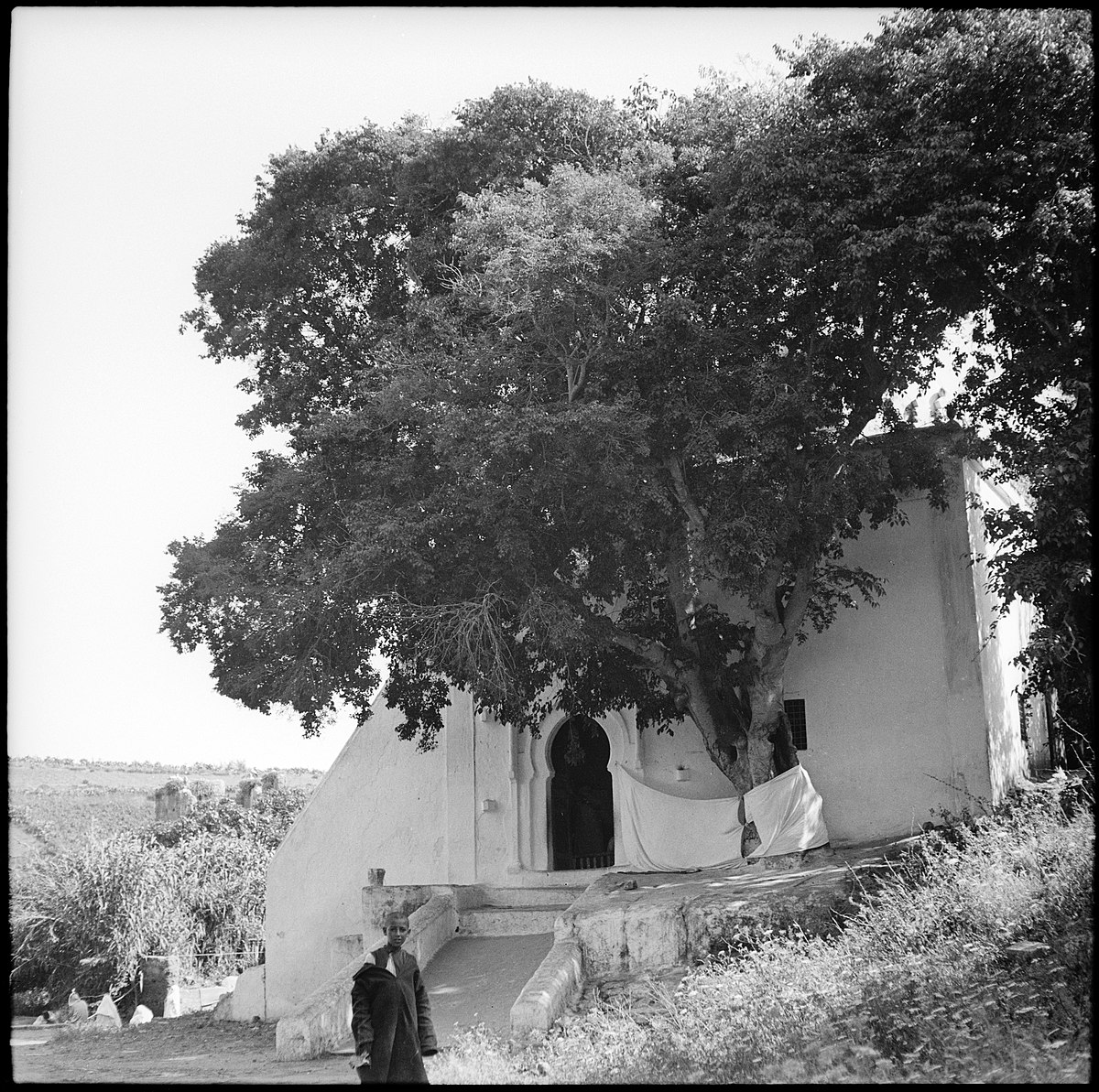 Französisch-Marokko, Rabat: Grabstätten Chellah; Gebäudeteil der Grabstättenanlage