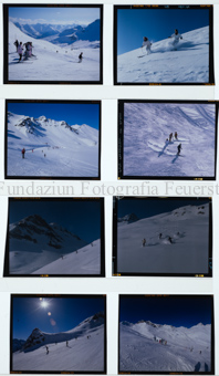 Aus der Serie: Wintersport, Skischule Clown