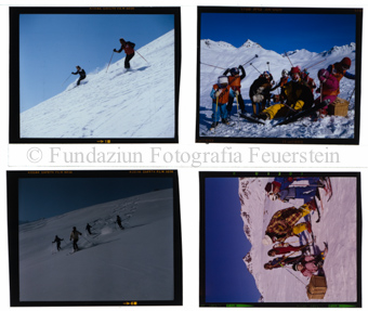 Aus der Serie: Wintersport, Skischule Clown