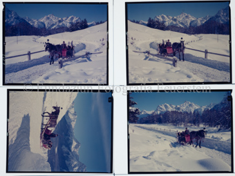 Aus der Serie: Wintersport, Pferdeschlitten