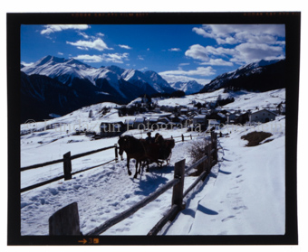 Aus der Serie: Wintersport, Pferdeschlitten