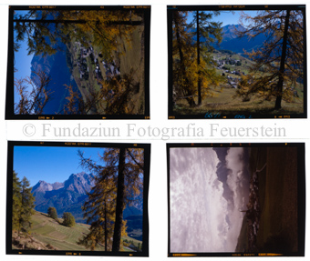 Sicht auf Ftan, Herbst