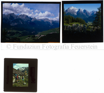 Sicht auf Ftan, Sommer