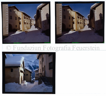 Aus der Serie: Scuol Winter, Sent Sur-En Uina, Sent Winter