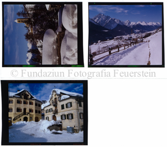 Aus der Serie: Scuol Winter, Sent Sur-En Uina, Sent Winter