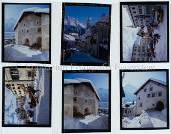Aus der Serie: Scuol Winter, Sent Sur-En Uina, Sent Winter