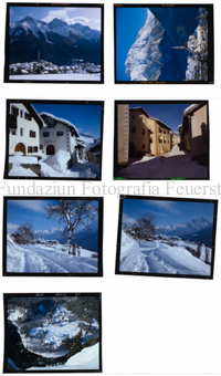 Aus der Serie: Scuol Winter, Sent Sur-En Uina, Sent Winter
