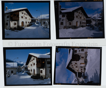 Aus der Serie: Scuol Winter, Sent Sur-En Uina, Haus Stocker