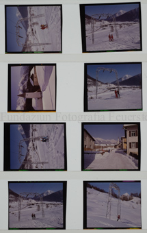Skilift, Zernez Winter