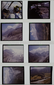 Flugaufnahme, Helikopter, Gletscher