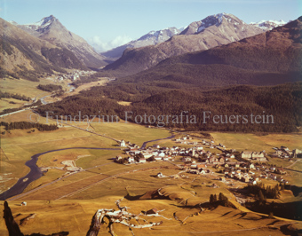 Celerina, Blick auf Pontresina