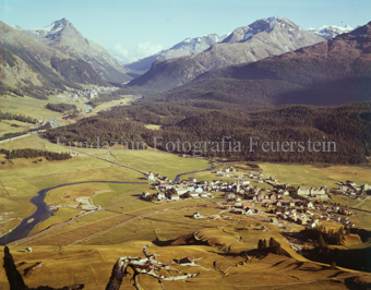 Celerina, Blick auf Pontresina