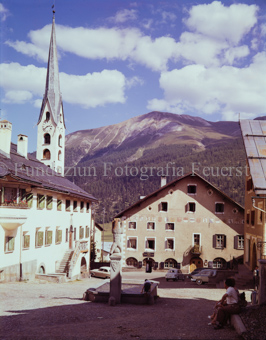 Dorfplatz in Zuoz