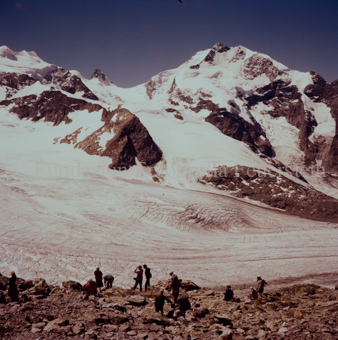 Piz Bernina mit Persgletscher