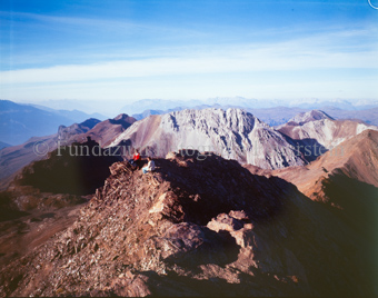 Ausblick von Rothorn gegen Parpaner Weisshorn