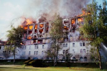 Brand im Hotel Waldhaus