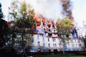Brand im Hotel Waldhaus