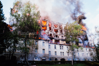 Brand im Hotel Waldhaus
