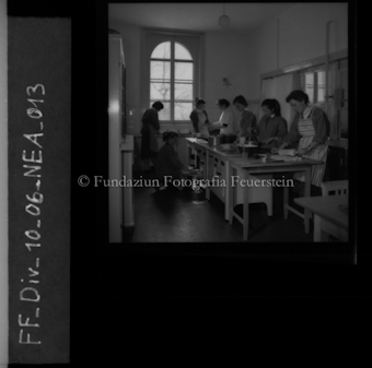 Hochalpines Töchterinstitut Ftan; Auftrag von Max Gschwind (Leiter 1945 bis 1971);  Aufnahmen für Prospekt Institut Ftan; 15. März 1956