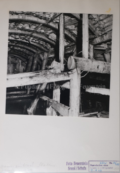 Druckstollen, Wassereinbruch, Holzgerüst, Tantermozza