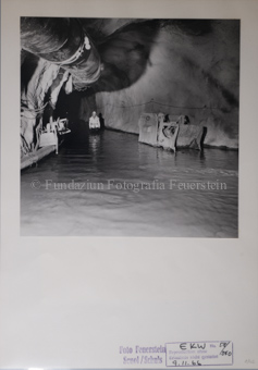 Druckstollen, Wassereinbruch, Bergarbeiter, Lore