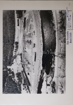 Elektrizitätswerk, Fluss, Schnee