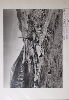 Baustelle, Kran, Fundament, Gruppe Bauarbeiter