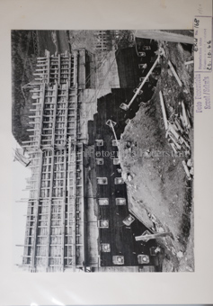 Baustelle, Kran, Holzgerüst