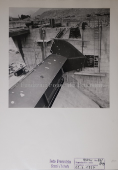 Baustelle, Elektrizitätswerk, Schleuse, Kran