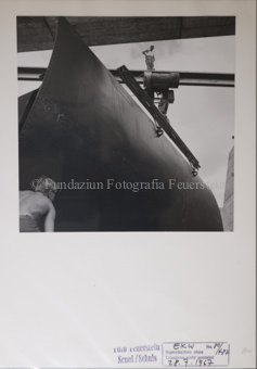 Baustelle, Elektrizitätswerk, Schleuse, Kran, Gruppe Bauarbeiter