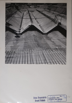 Baustelle, Fundament, Stahlbetongitter