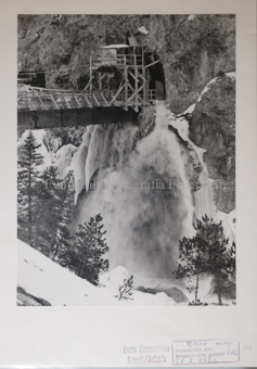 Druckstollen, Eingang, Wasserausbruch