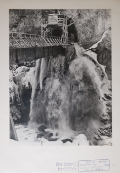 Druckstollen, Eingang, Wasserausbruch