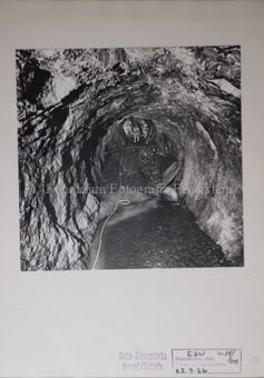 Druckstollen, Wassereinbruch, Gruppe Bergarbeiter