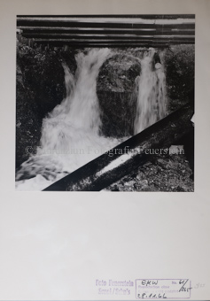 Druckstollen, Stahlgerüst, Wassereinbruch