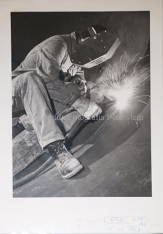 Schweissen (Foto bei Tschopp, 15.1.92)