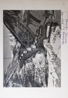 Staumauer, Baustelle, Kran, Brücke, Berglandschaft, Schnee