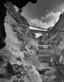 Val Laschadura, Schlucht, Baustelle, Staumauer, Brücke