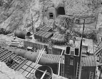 Val Laschadura, Schlucht, Baustelle, Bauarbeiter, Bauelemente