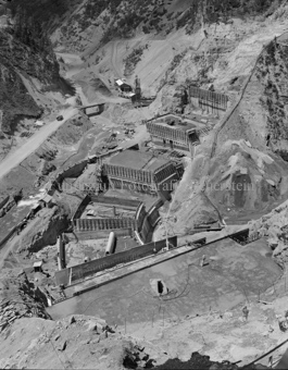 Punt dal Gall, Staumauer, Baustelle, Gerüste, Beton