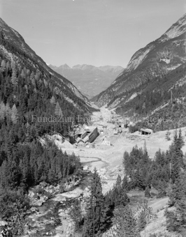 Via da S-charl, Berglandschaft, Baustelle