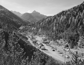 Via da S-charl, Berglandschaft, Baustelle