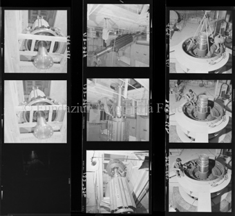 Anbau des Ventilators an Rotor, Aufnahmedatum 3.12.68; Trag + Führungslager, Aufnahmedatum 4.2.69