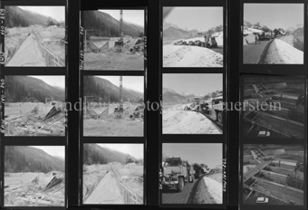 Baustelle, Lastwagenkonvoi